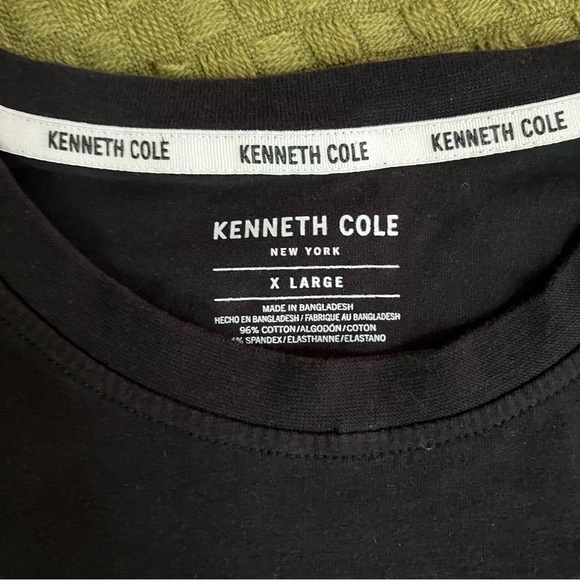 Kenneth Cole New York KC|NY Men’s Shirt T-Shirt Tee Short Sleeve Black White XL - Picture 5 of 10